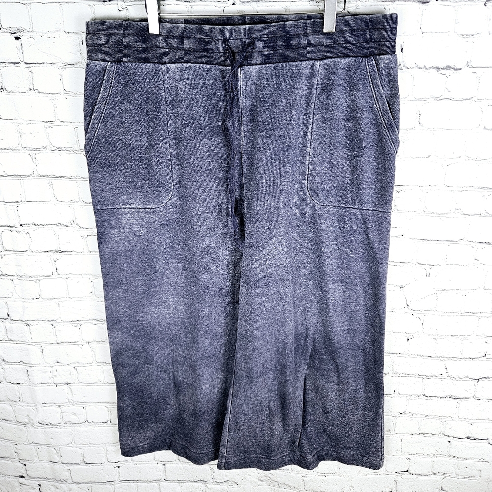 ADYSON PARKER | drawstring waist wide leg cropped goucho pants